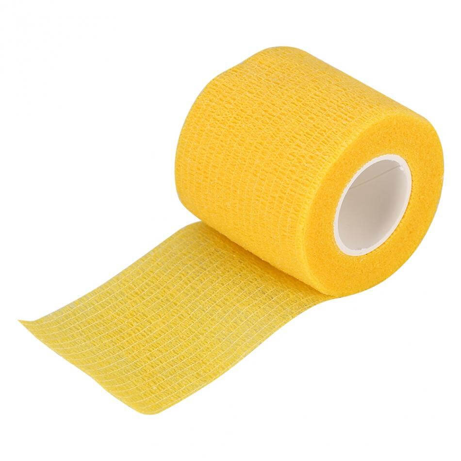 tattoo grip cover wrap bandage yellow